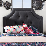 Load image into Gallery viewer, Baxton Studio Mars Modern And Contemporary Dark Grey Fabric Twin Size Headboard
