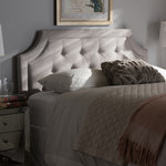 Load image into Gallery viewer, Baxton Studio Mars Modern And Contemporary Greyish Beige Fabric Full Size Headboard
