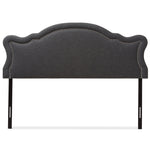 Load image into Gallery viewer, Baxton Studio Avery Modern And Contemporary Dark Grey Fabric Queen Size Headboard
