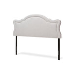 Load image into Gallery viewer, Baxton Studio Avery Modern And Contemporary Greyish Beige Fabric Queen Size Headboard
