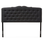 Load image into Gallery viewer, Baxton Studio Lucy Modern And Contemporary Dark Grey Fabric Queen Size Headboard
