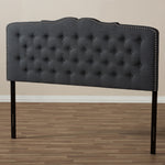 Load image into Gallery viewer, Baxton Studio Lucy Modern And Contemporary Dark Grey Fabric King Size Headboard
