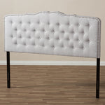 Load image into Gallery viewer, Baxton Studio Lucy Modern And Contemporary Greyish Beige Fabric Queen Size Headboard
