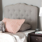 Load image into Gallery viewer, Baxton Studio Lucy Modern And Contemporary Greyish Beige Fabric Twin Size Headboard
