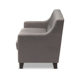 Load image into Gallery viewer, Baxton Studio Arcadia Modern And Contemporary Grey Fabric Upholstered Button-Tufted Living Room 3-Seater Sofa
