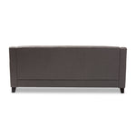 Load image into Gallery viewer, Baxton Studio Arcadia Modern And Contemporary Grey Fabric Upholstered Button-Tufted Living Room 3-Seater Sofa
