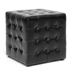 Baxton Studio Siskal Modern Cube Ottoman (Set of 2)