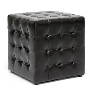 Baxton Studio Siskal Modern Cube Ottoman (Set of 2)