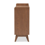 Load image into Gallery viewer, Baxton Studio Brighton Mid-Century Modern White And Walnut Wood 6-Drawer Storage Dresser
