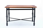 Load image into Gallery viewer, BAXTON STUDIO BROXBURN LIGHT BROWN WOOD &amp; METAL DINING TABLE
