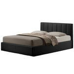 Load image into Gallery viewer, Baxton Studio Templemore Leather Contemporary Bed
