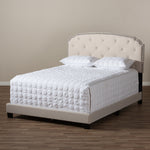 Load image into Gallery viewer, Baxton Studio Lexi Modern And Contemporary Light Beige Fabric Upholstered Queen Size Bed
