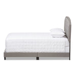 Load image into Gallery viewer, Baxton Studio Lexi Modern And Contemporary Light Grey Fabric Upholstered Queen Size Bed
