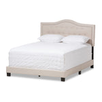 Load image into Gallery viewer, Baxton Studio Emerson Modern And Contemporary Light Beige Fabric Upholstered King Size Bed
