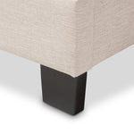 Load image into Gallery viewer, BAXTON STUDIO EMERSON MODERN AND CONTEMPORARY LIGHT BEIGE FABRIC UPHOLSTERED FULL SIZE BED
