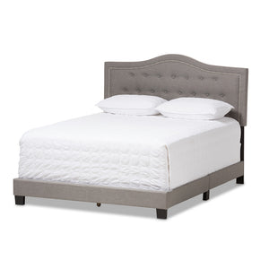 Baxton Studio Emerson Modern And Contemporary Light Grey Fabric Upholstered Full Size Bed