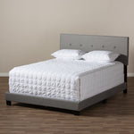 Load image into Gallery viewer, Baxton Studio Hampton Modern And Contemporary Light Grey Fabric Upholstered Full Size Bed
