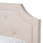 Load image into Gallery viewer, Baxton Studio Willis Modern And Contemporary Light Beige Fabric Upholstered Full Size Bed
