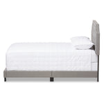 Load image into Gallery viewer, Baxton Studio Willis Modern And Contemporary Light Grey Fabric Upholstered Full Size Bed
