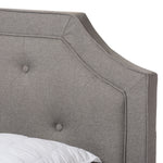 Load image into Gallery viewer, Baxton Studio Willis Modern And Contemporary Light Grey Fabric Upholstered Full Size Bed
