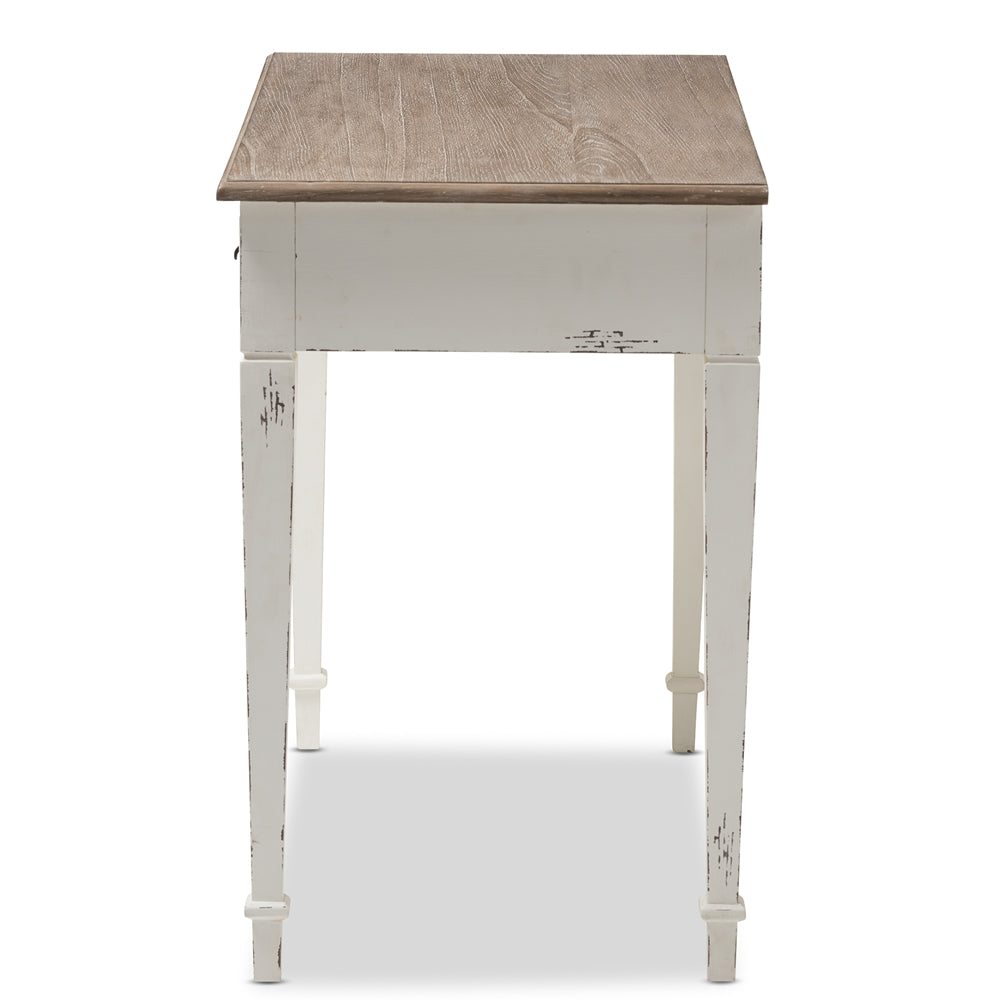 Baxton Studio Dauphine Traditional French Accent Writing Desk