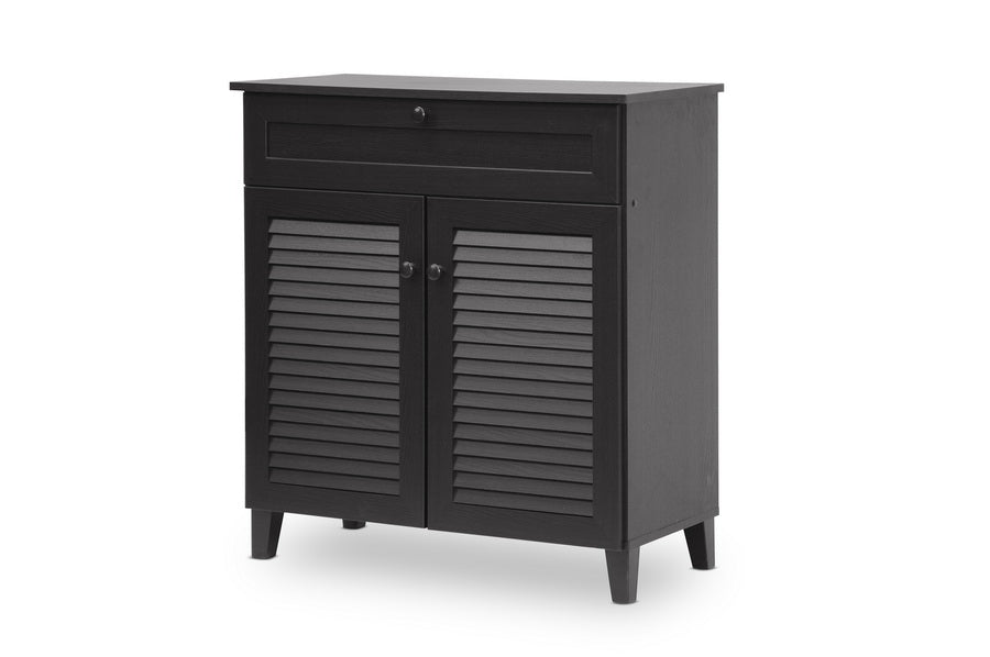 Baxton Studio Calvin Shoe-Storage Cabinet