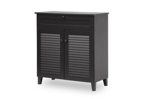 Baxton Studio Calvin Shoe-Storage Cabinet