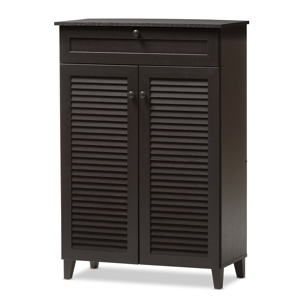 Baxton Studio Harding Shoe Storage Cabinet