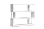 Load image into Gallery viewer, Baxton Studio Barnes White Three-Shelf Modern Bookcase
