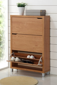 Simms Maple Modern Shoe Cabinet