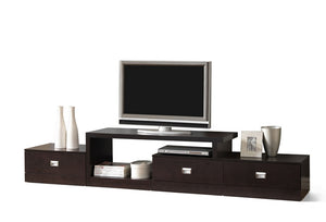 Baxton Studio Marconi Asymmetrical Modern TV Stand