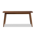 Load image into Gallery viewer, Baxton Studio Flora Mid-Century Modern &quot;Oak&quot; Medium Brown Finishing Wood Dining Table
