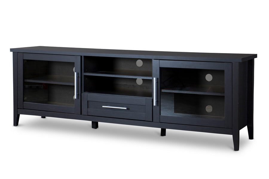 Baxton Studio Espresso TV Stand-One Drawer