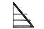 Load image into Gallery viewer, Psinta Dark Brown Modern Shelving Unit
