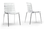 Load image into Gallery viewer, BAXTON STUDIO MARISSE CLEAR PLASTIC MODERN DINING CHAIR (SET OF 2)
