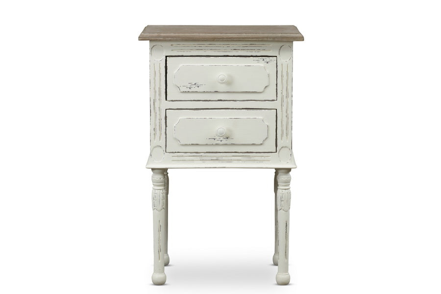 Baxton Studio Anjou Traditional French Accent Nightstand