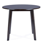 Load image into Gallery viewer, BAXTON STUDIO DEBBIE MID-CENTURY DARK BROWN WOOD ROUND DINING TABLE
