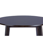 Load image into Gallery viewer, Baxton Studio Debbie Mid-Century Dark Brown Wood Round Dining Table
