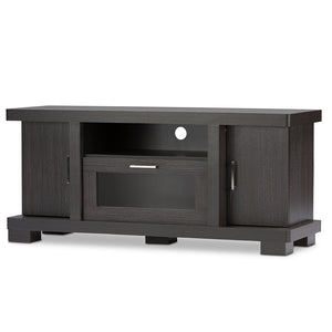 Baxton Studio Viveka 47-Inch Wood TV Cabinet with 2 Doors