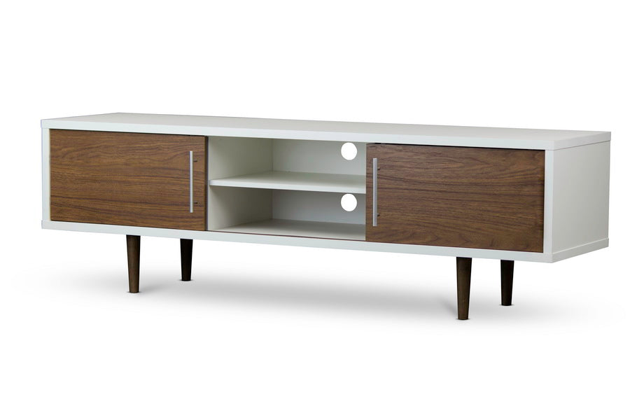 Baxton Studio Gemini Wood Contemporary TV Stand