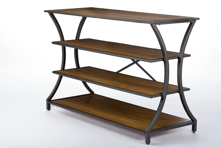 Baxton Studio Lancashire Wood & Metal Console Table