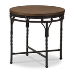 Load image into Gallery viewer, BAXTON STUDIO AUSTIN VINTAGE INDUSTRIAL ANTIQUE BRONZE ROUND END TABLE
