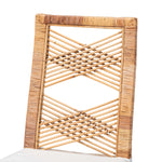 Load image into Gallery viewer, Baxton Studio Poltak Modern Bohemian Natural Brown Rattan Dining Chair
