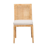 Load image into Gallery viewer, Baxton Studio Sofia Modern And Contemporary Natural Finished Wood And Rattan Dining Chair
